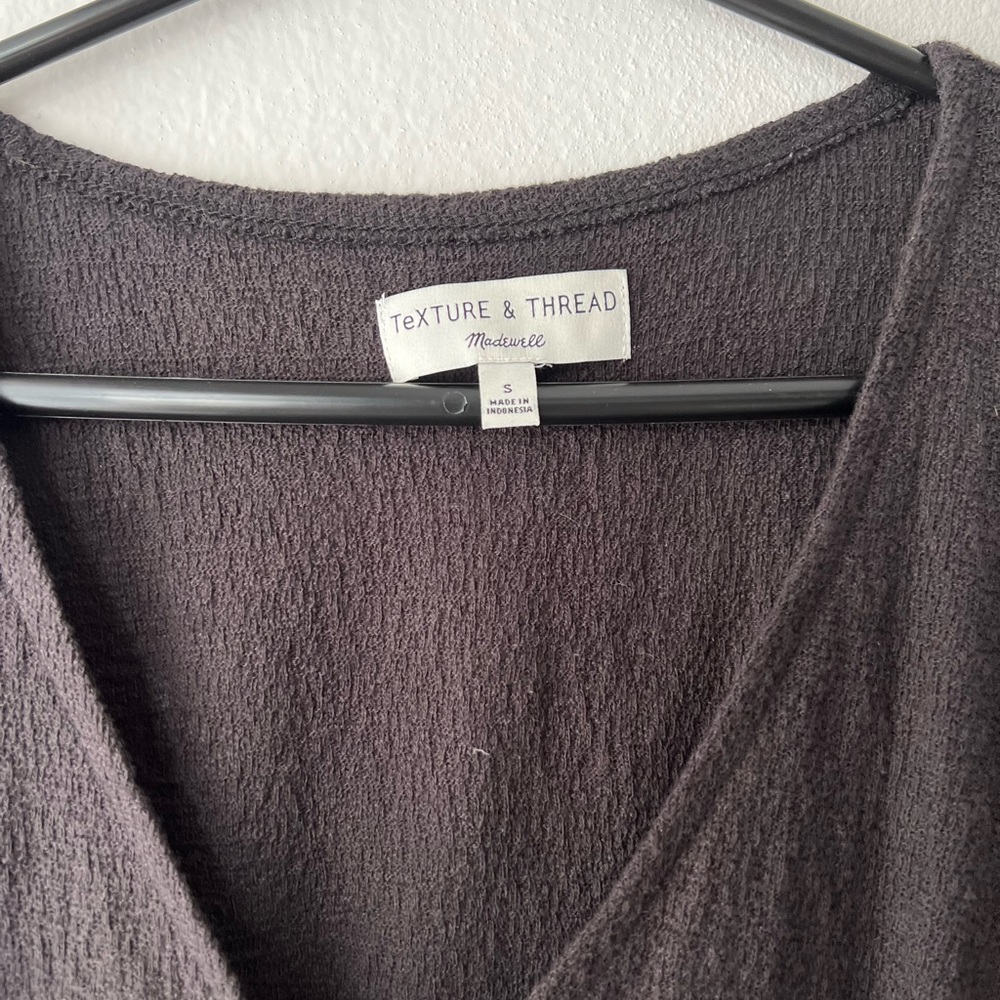Black Madewell Wrap Top